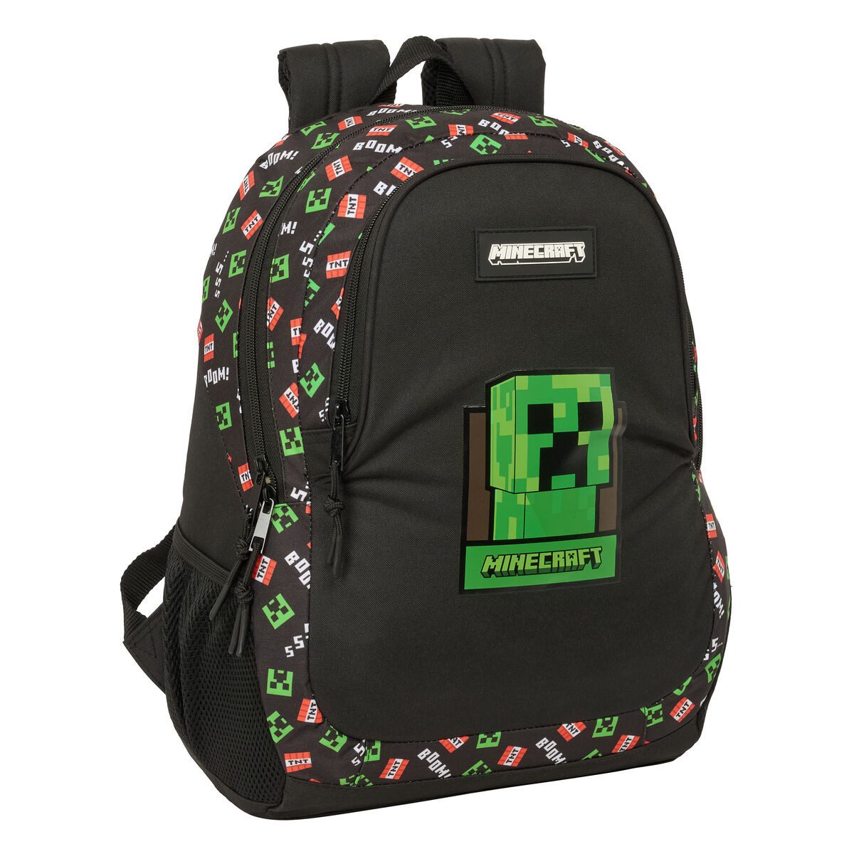 Minecraft Rucksack 32 x 44 x 16 cm Kinder Rucksack Minecraft Schwarz 32x44x16 cm
