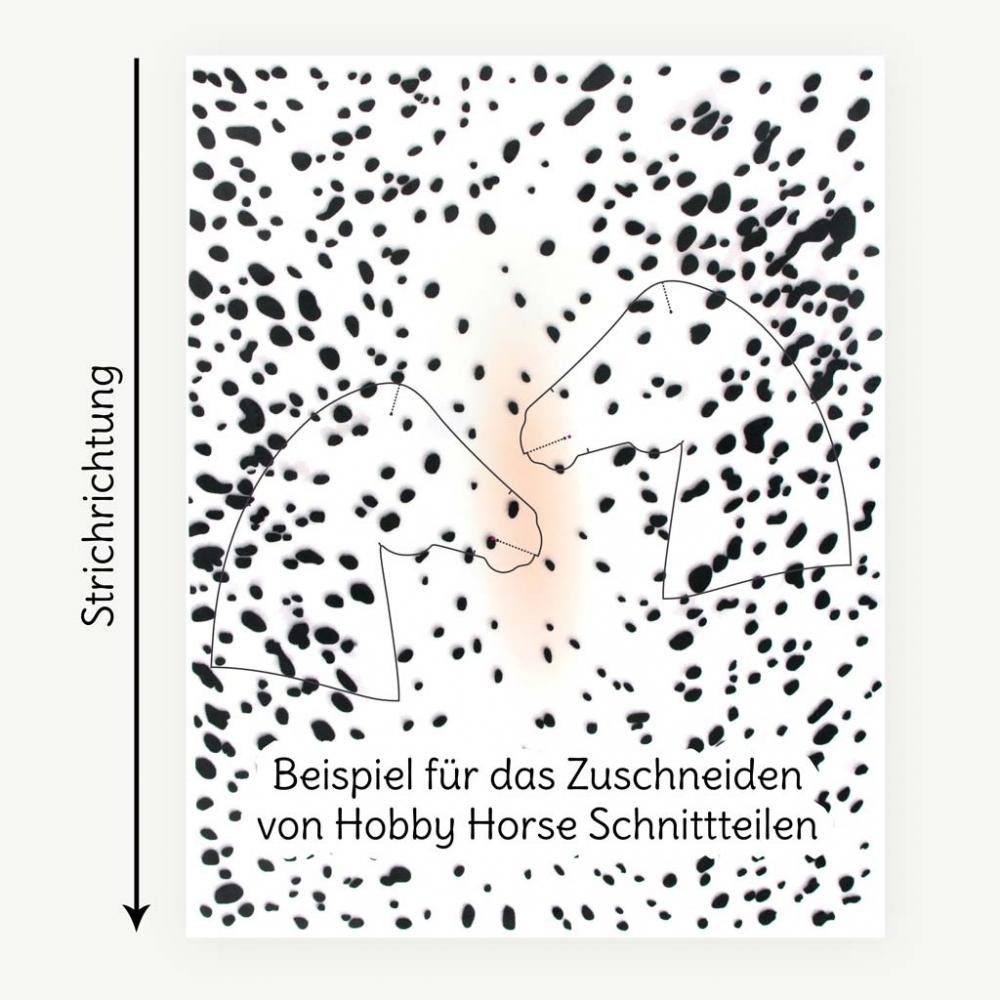 kullaloo Stoff - Hobby Horse Stoff Tigerschecke (1,5 mm - 100 x 75 cm) – Bild 5 von 5