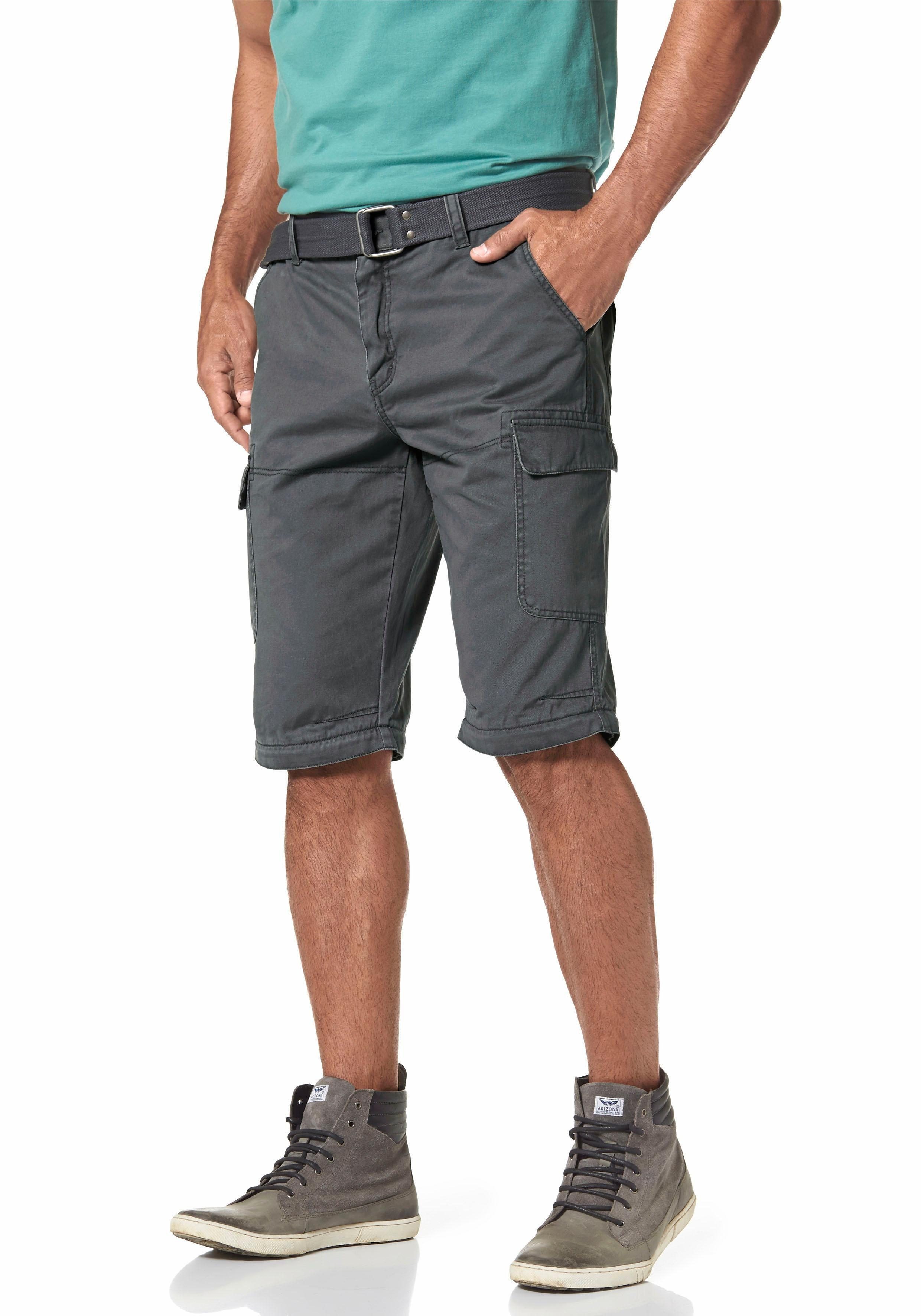 Man's World Cargohose (Set, mit Gürtel) mit Zip-Off Funktion