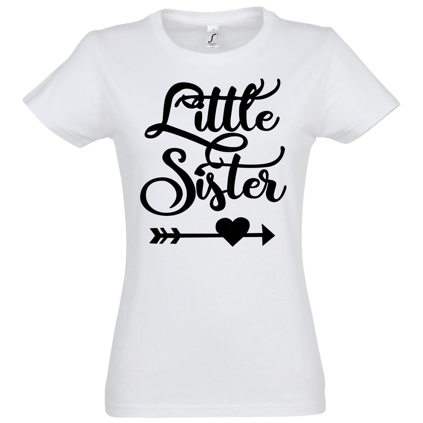 Couples Shop T-Shirt Big Sister & Little Sister T-Shirt mit lustigem Spruch Print