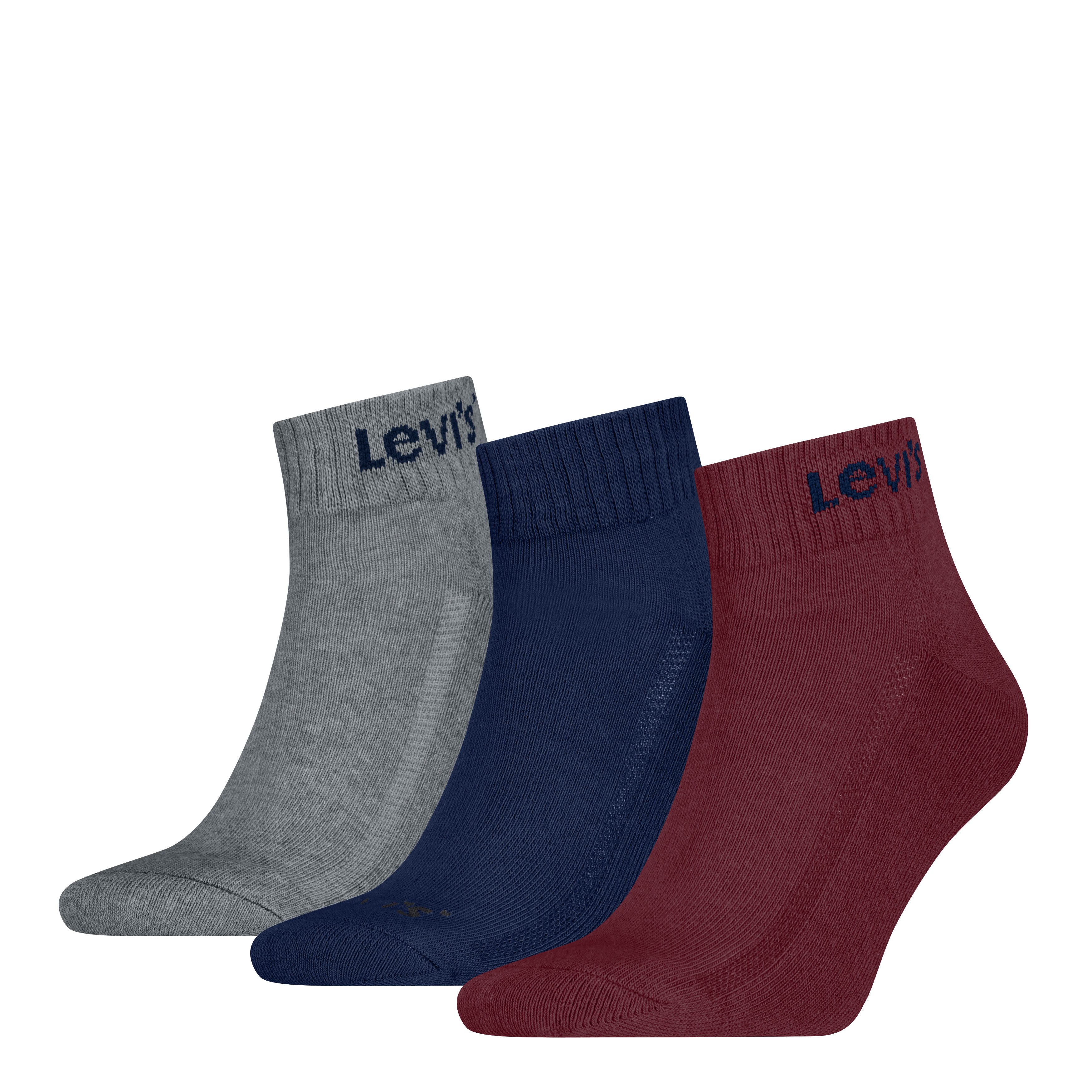 Socken LEVIS UNI MID CUT ORANGE TAB 3P