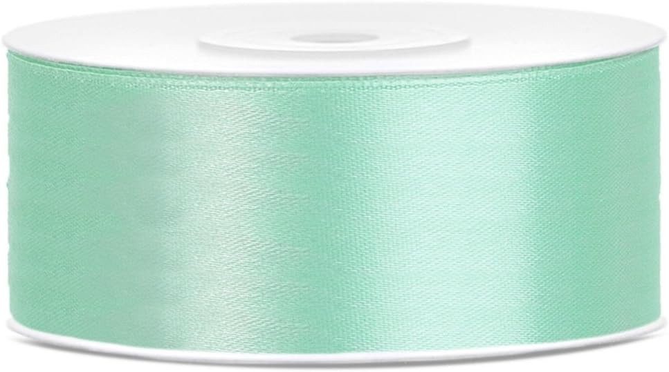 partydeco Satinband 25 m x 25 mm Rolle Geschenkband Schleifenband Dekoband Satin Band