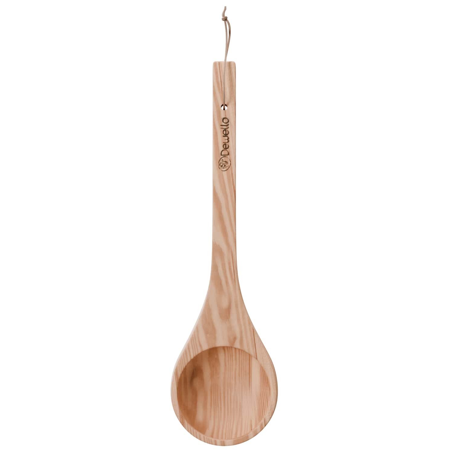Dewello Sauna-Aufgussset Sauna Zubehör Set (Komplett-Set, 4-tlg., Fassungsvermögen ca. 4 Liter) Inkl. hitzebeständigen Kunststoffeinsatz (Durchmesser ca. 22cm)