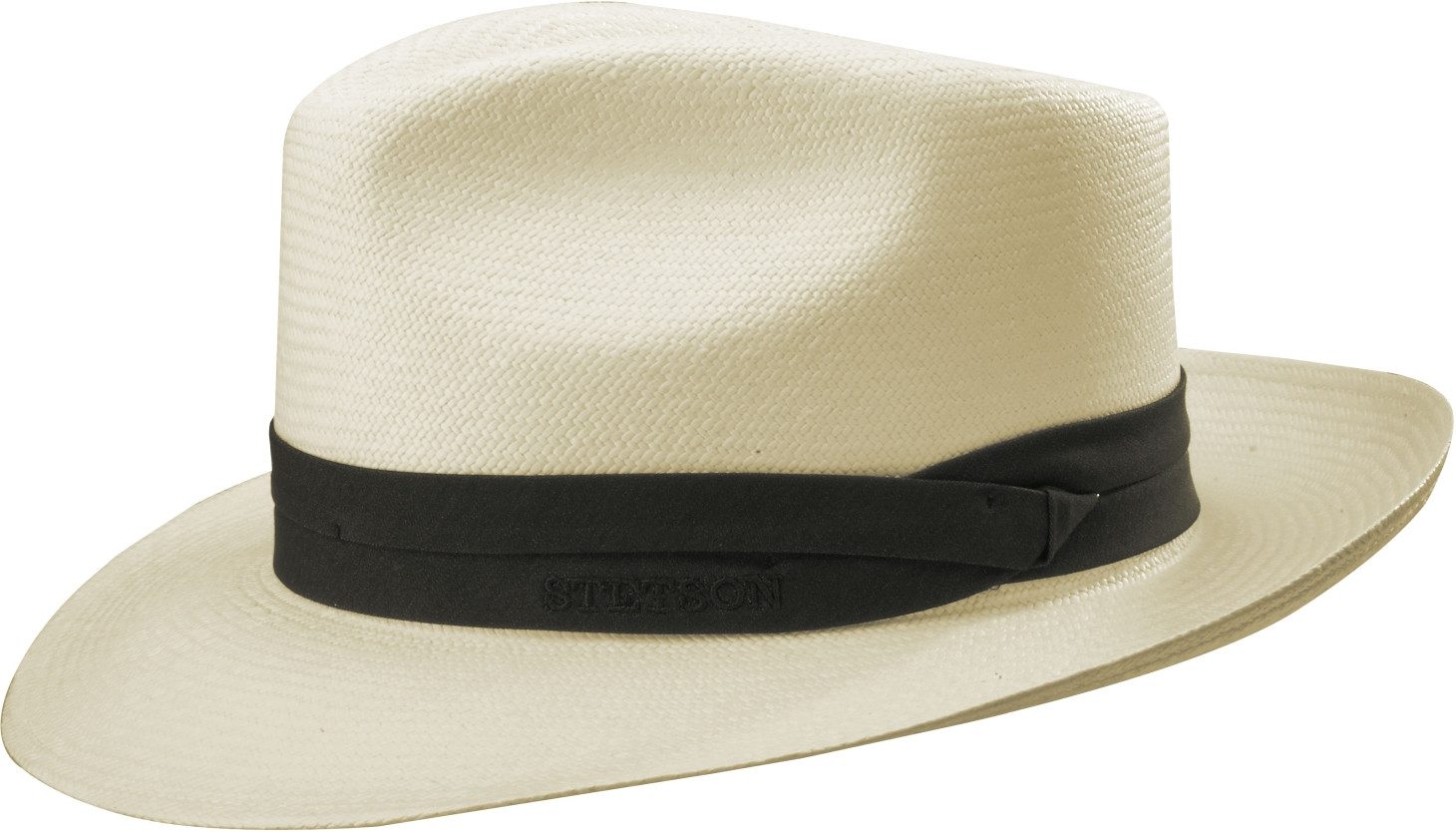 Stetson Strohhut Fedora Panama bleached 5