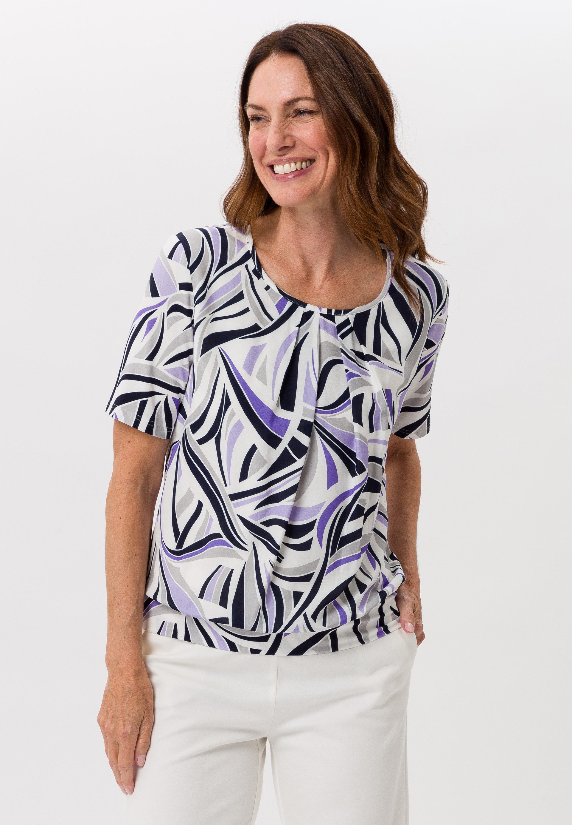 Blusenshirt aus Ecovero Viskose