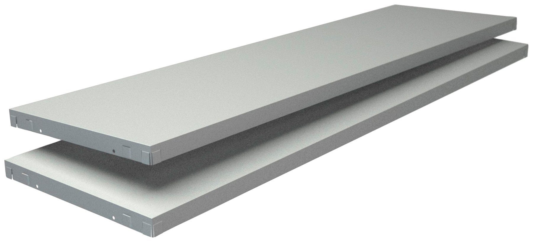 SCHULTE Regalwelt Regalelement Stecksystem-Fachboden PowerMax, 2 Stück weiß, 1200x350 mm | Regalsysteme
