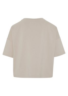 Detto Fatto T-Shirt im kastig geschnittenen Yoga-Design (1, 1-tlg)