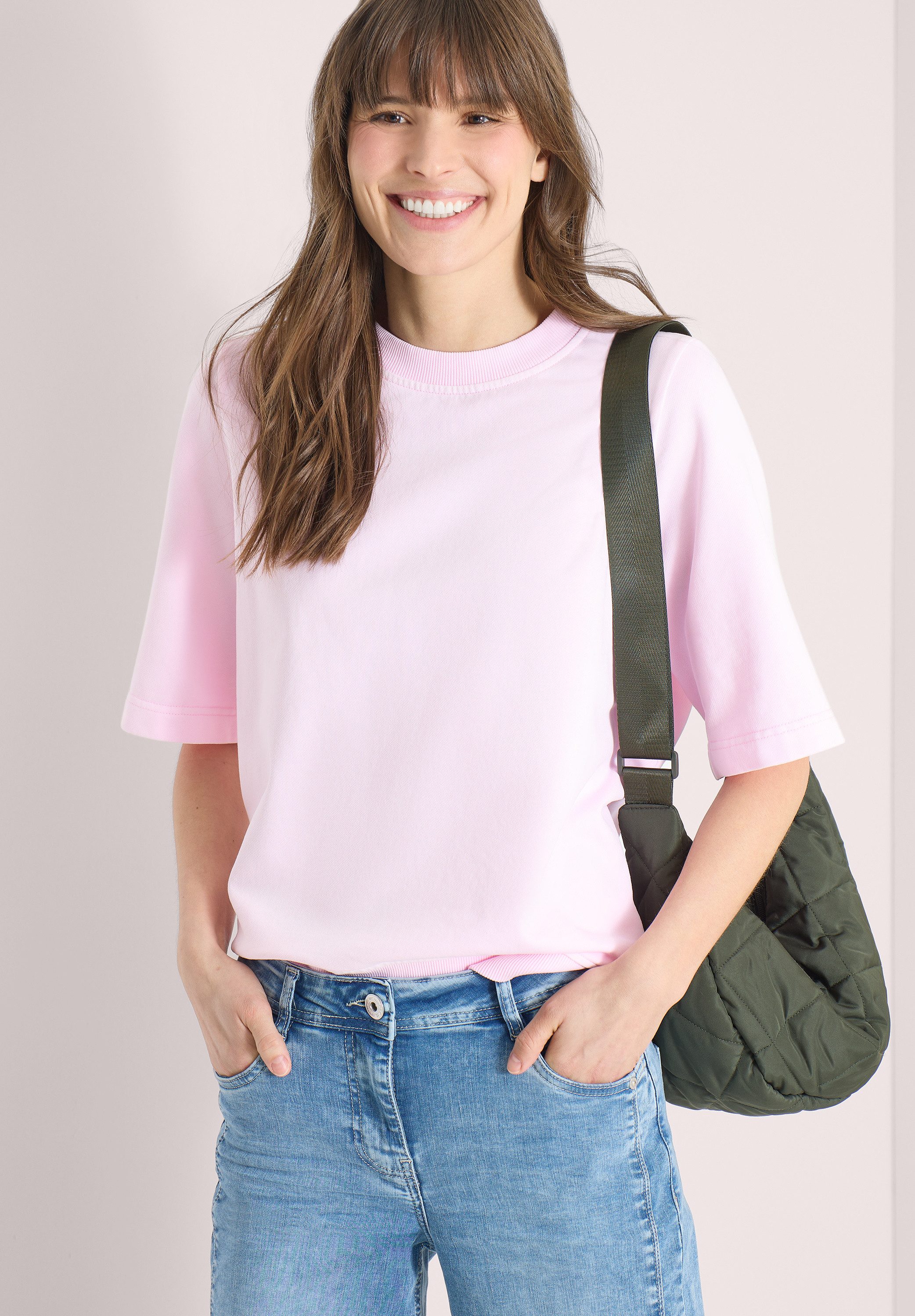 CECIL Sweatshirt aus reiner Baumwolle günstig online kaufen