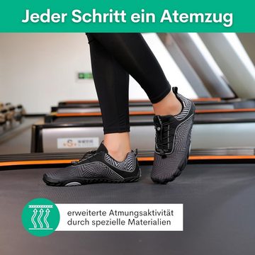 Freiluftkind Das Original – Overland Wasserabweisende & gefütterte Barfußschuhe Sneaker Schnürsenkel