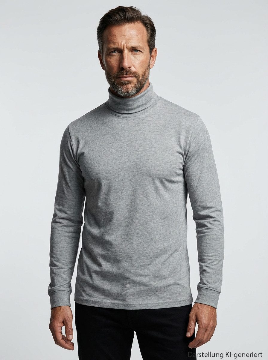 RAGMAN Longsleeve Basic aus feinstem Single-Jersey, hohe Formstbilität