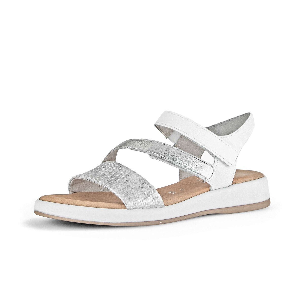 Gabor Riemchensandale Materialmix Leder Riemchensandale