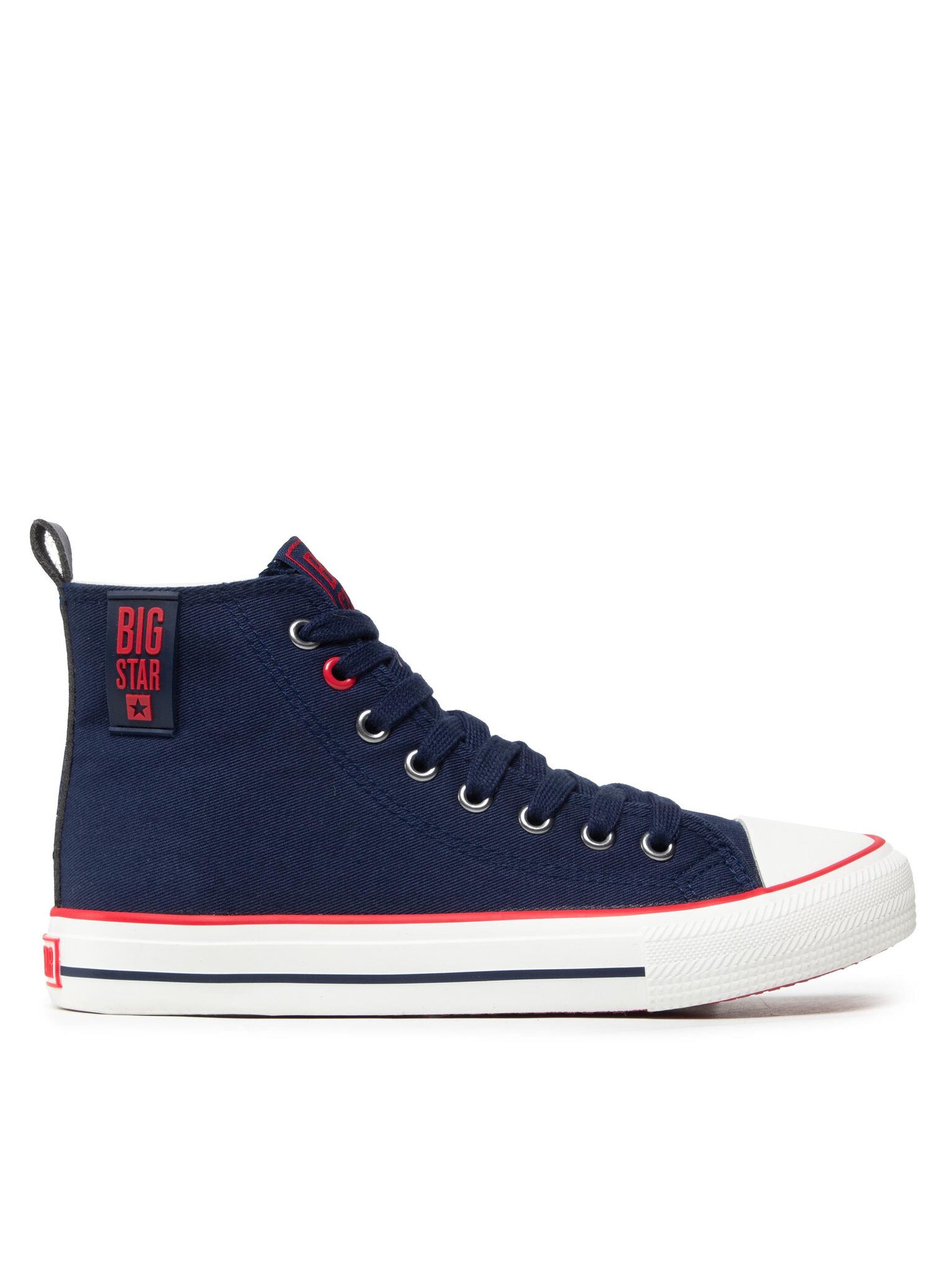 BIG STAR Sneakers aus Stoff JJ274125 Navy/Red Sneaker