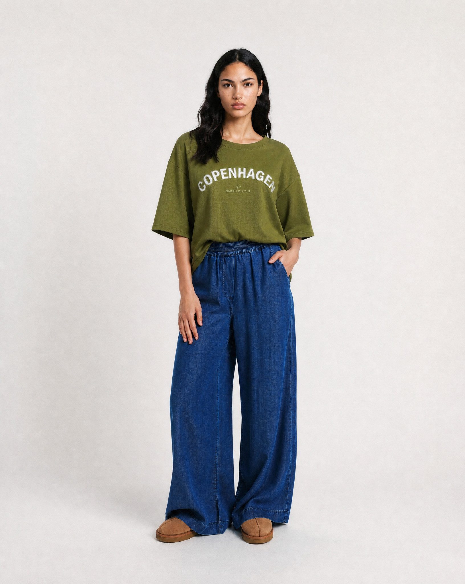 Smith & Soul Sweater mit überschnittener Schulter