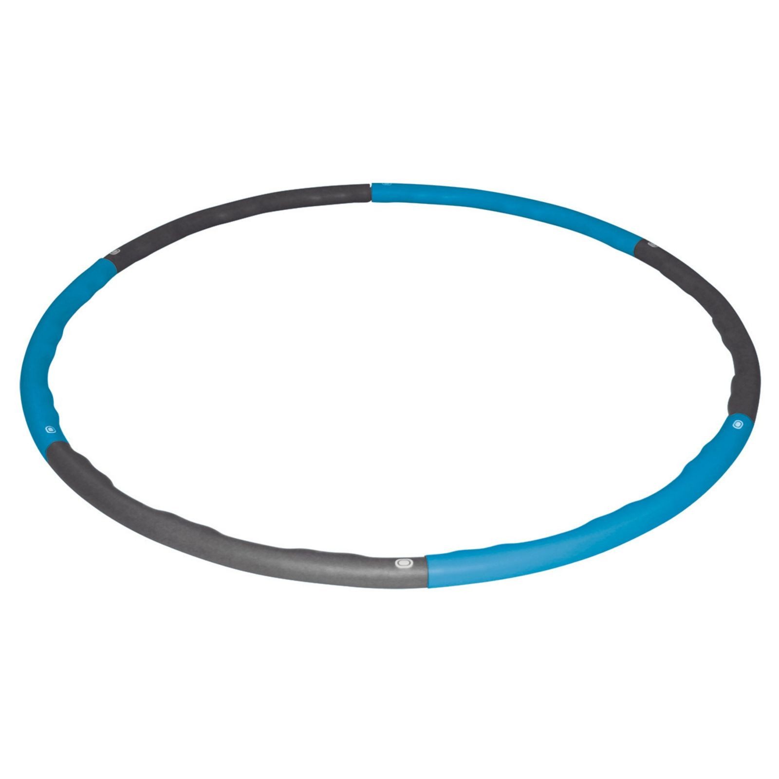 Turnring Hoop Fitnessreifen 100cm I 6-teilig I steckbar I blau/anthrazit