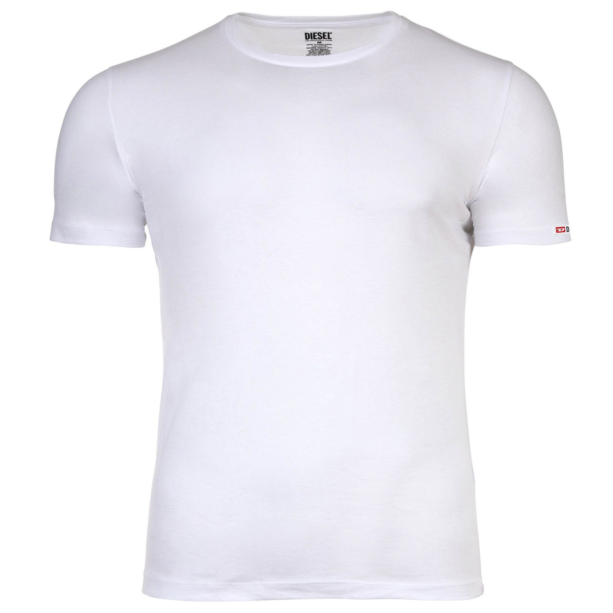 Diesel T-Shirt Herren T-Shirt 3er Pack Baumwolle (Packung, 3er Pack)
