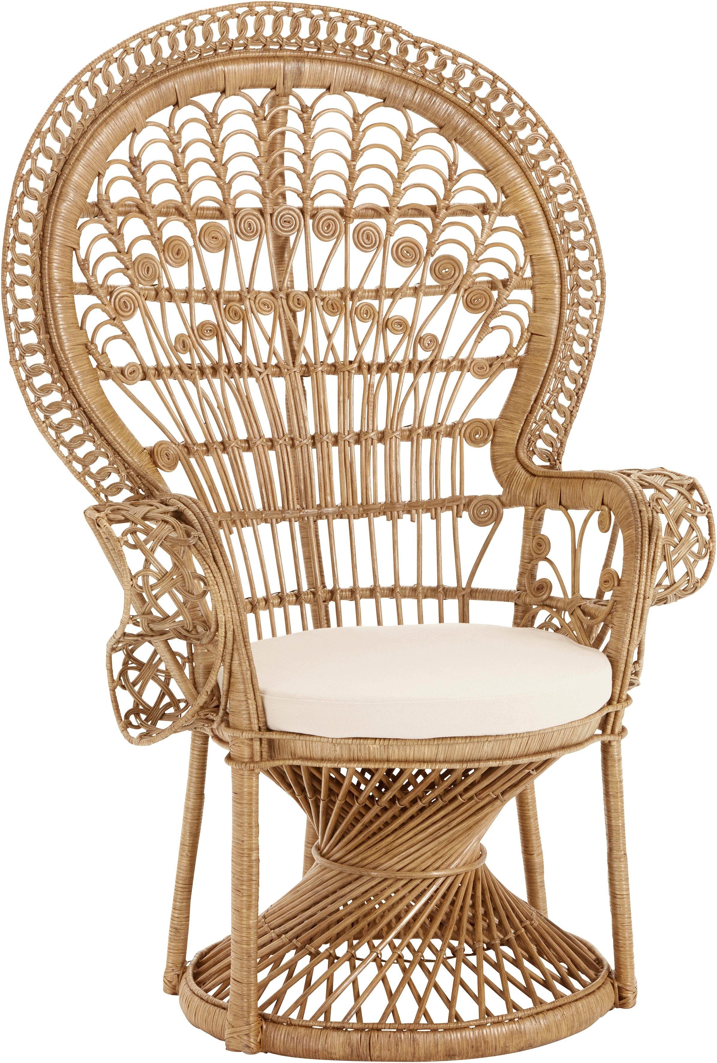 HOFMANN LIVING AND MORE Rattanstuhl, mit Kissenauflage. € 436,07
