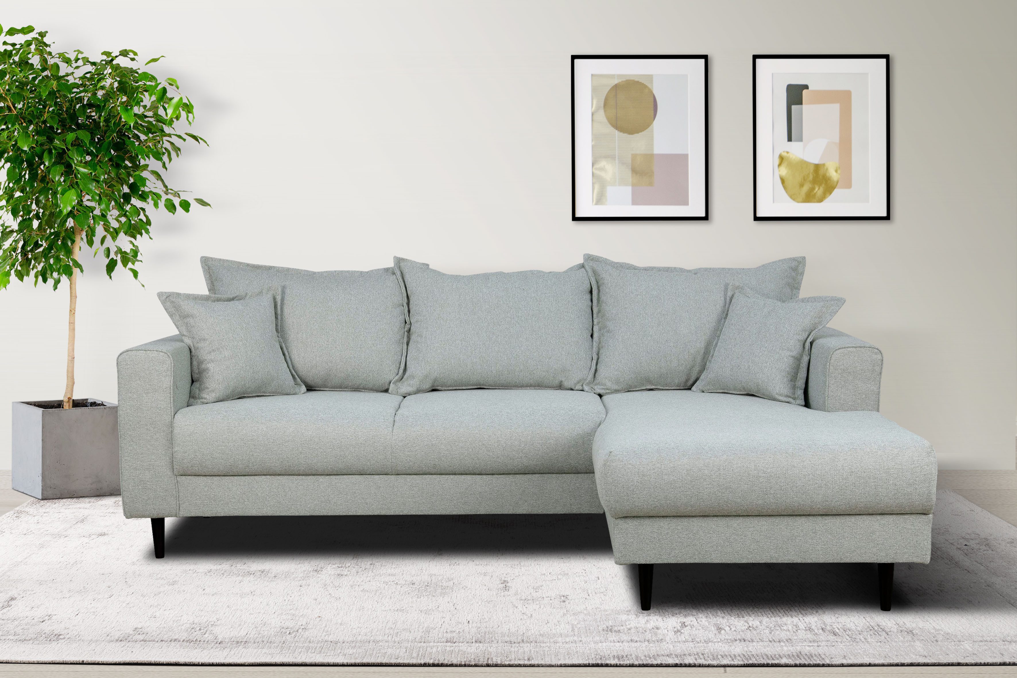 Home affaire Ecksofa VEYRAS L-Form, hoher günstig online kaufen