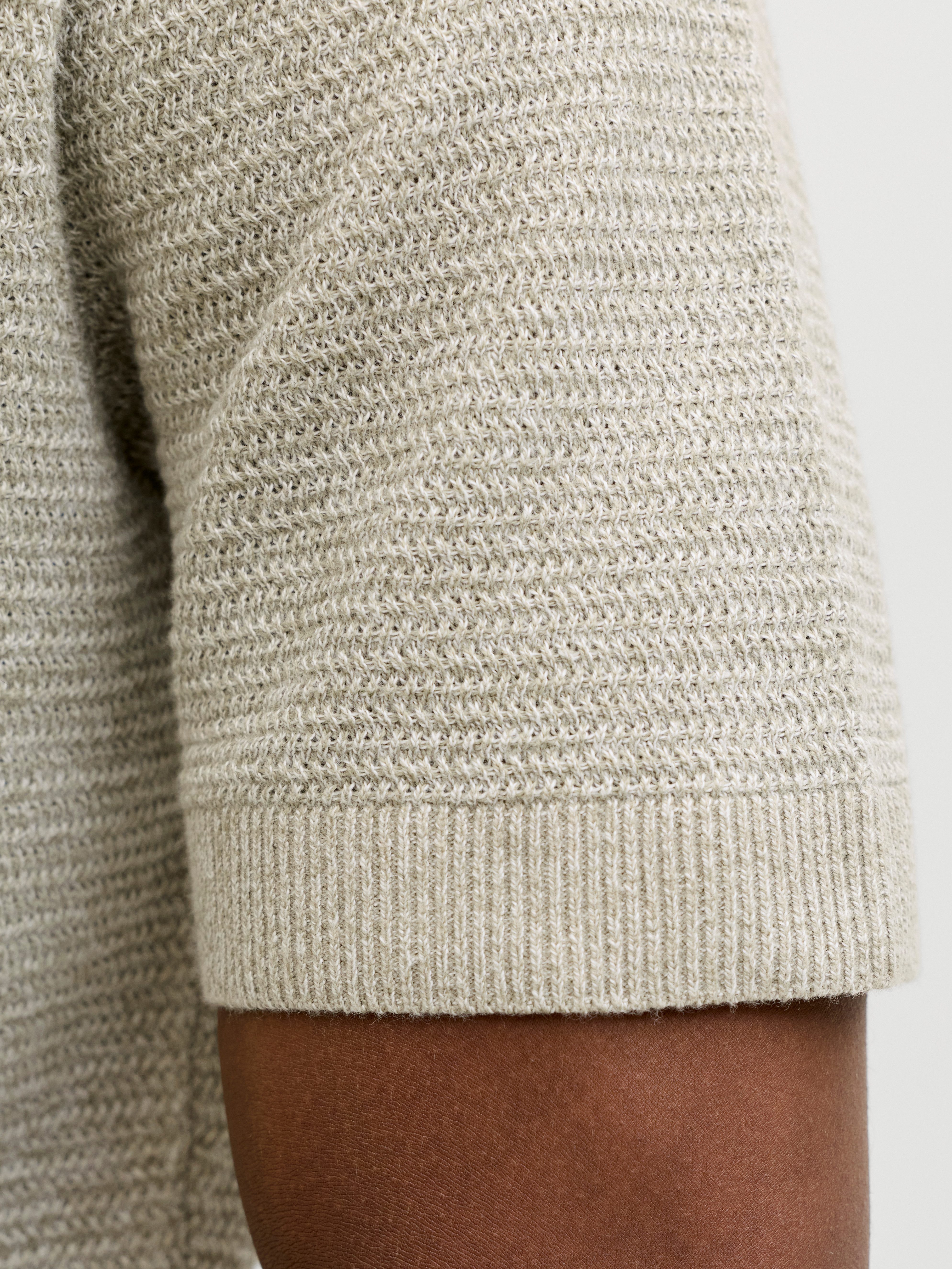 Jack & Jones Polokragenpullover JPRBLURILEY KNIT POLO SS SN Baumwolle, regular fit – Bild 4 von 5