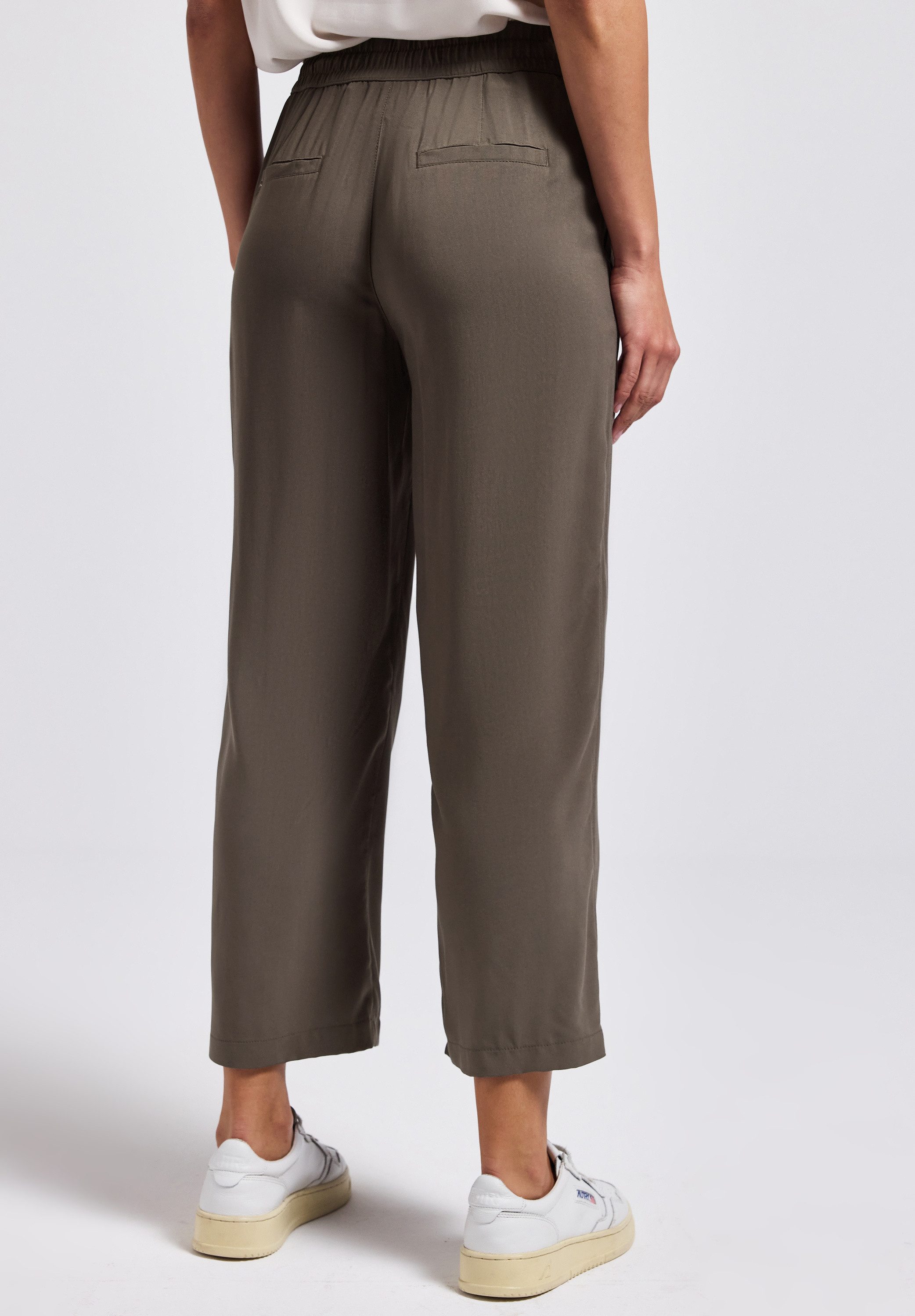 STREET ONE Stoffhose Style Emee Sommerhose mit elastischem Bund mit Tunnelz günstig online kaufen