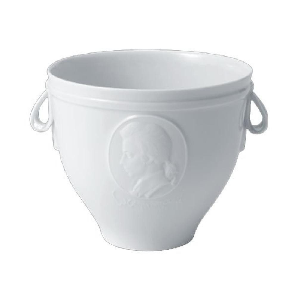 KPM Berlin Dekovase Vase Mozart Becher mit Biskuitmedaillon