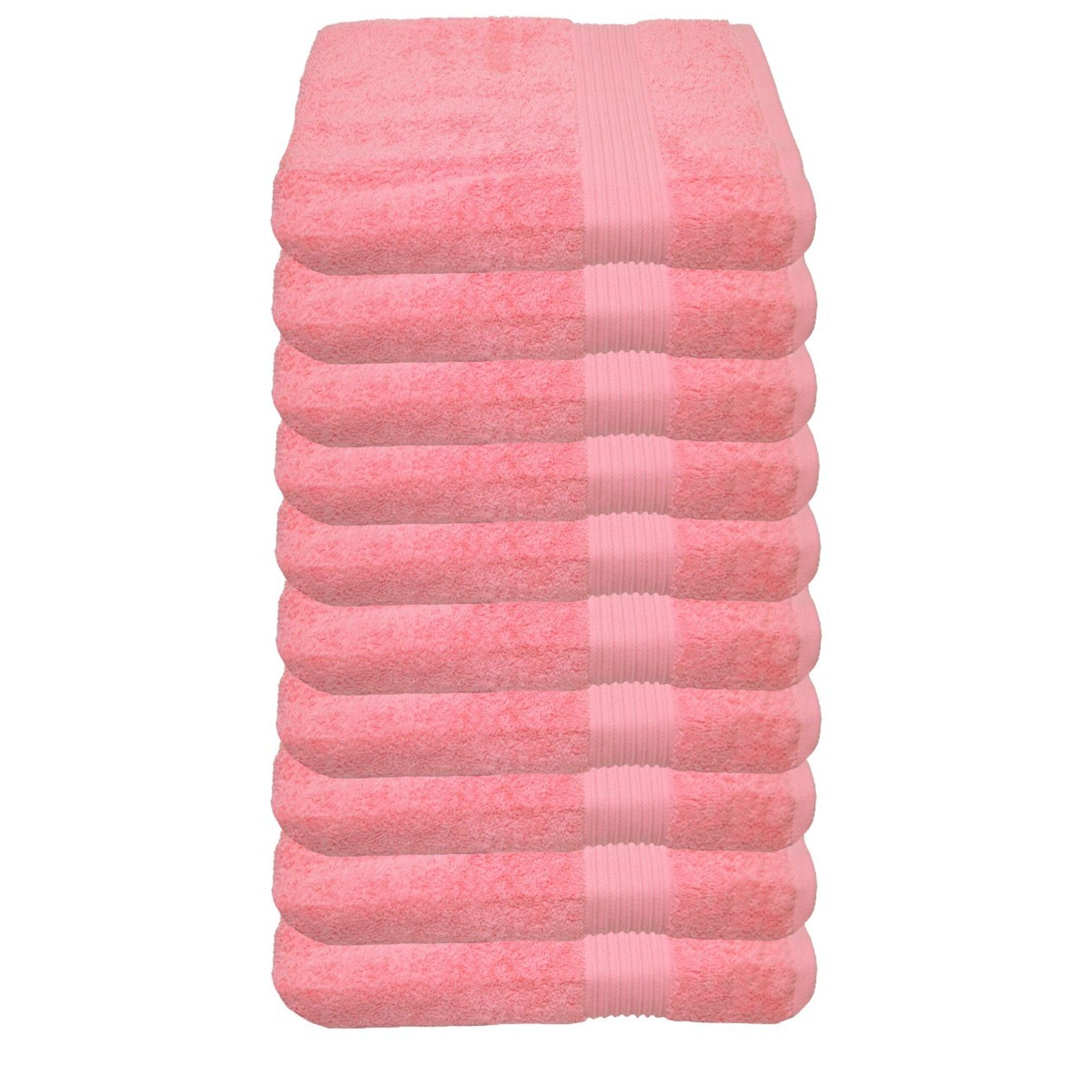 Julie Julsen Gästehandtücher 10-Gästehandtücher-Rosa-Gästetuch 30 x günstig online kaufen