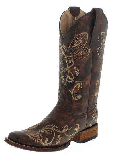 Corral Boots »L5079 Damen Westernstiefel Braun« Cowboystiefel Rahmengenäht