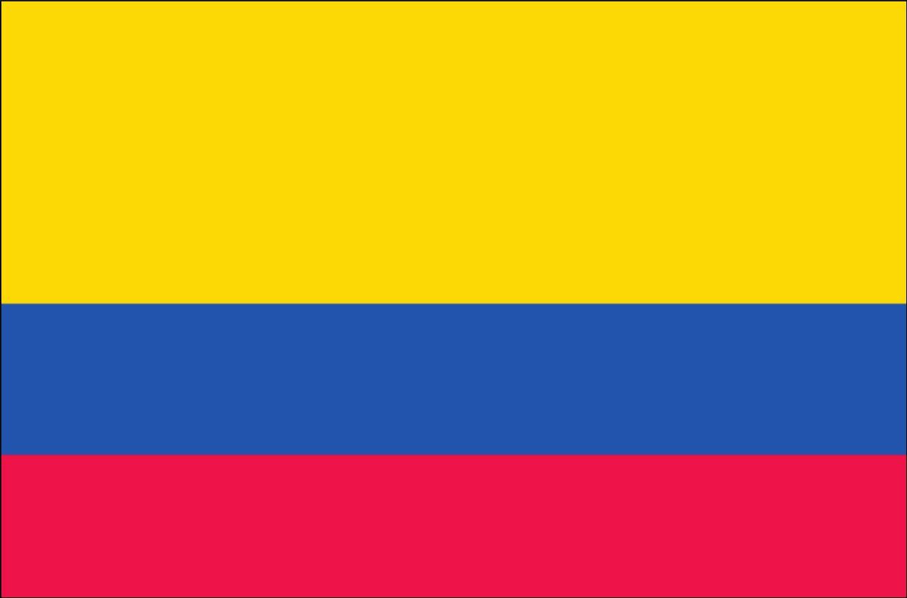 160 Flagge g/m² Querformat flaggenmeer Kolumbien