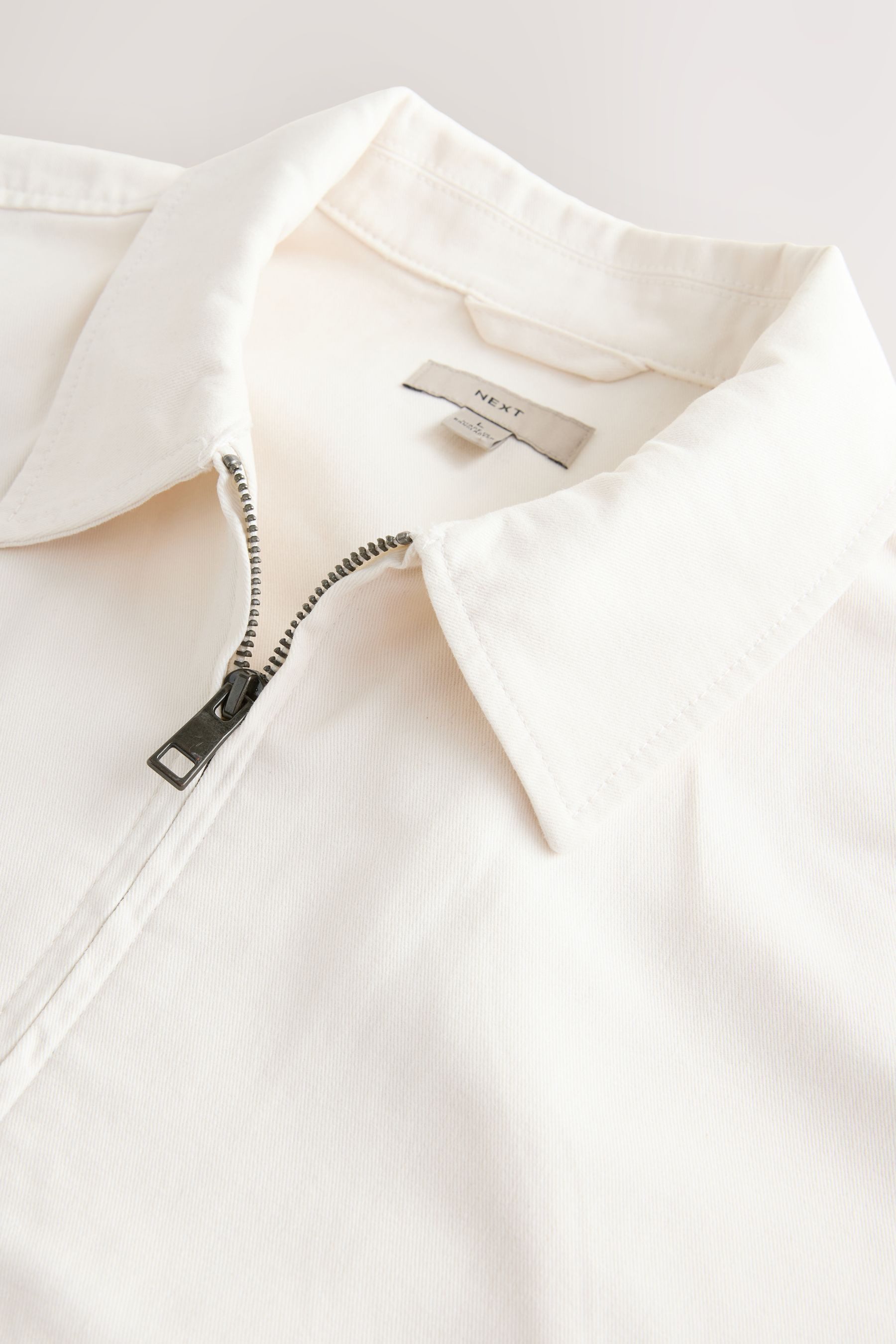 Next Hemdjacke Harrington-Jacke aus Twill (1-St)