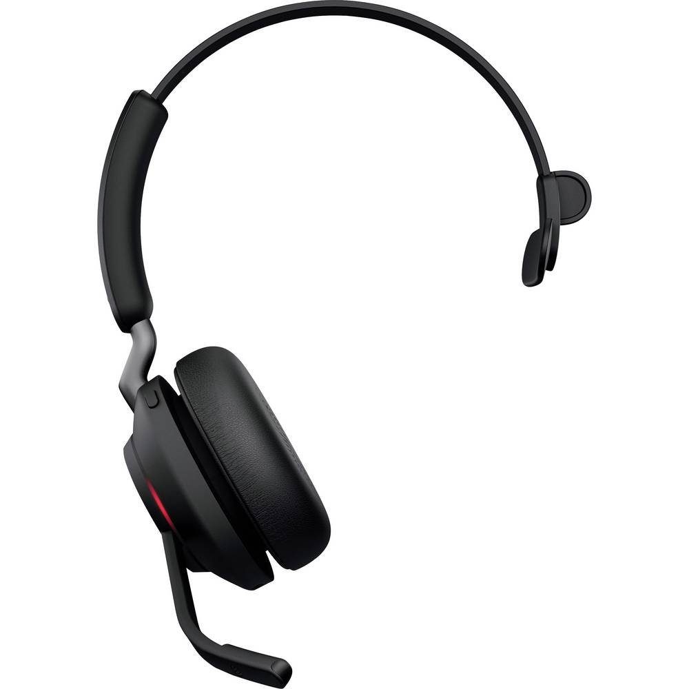 Bluetooth USB-A MS Jabra black Kopfhörer Mikrofon-Stummschaltung) (Lautstärkeregelung, Batterieladeanzeige,