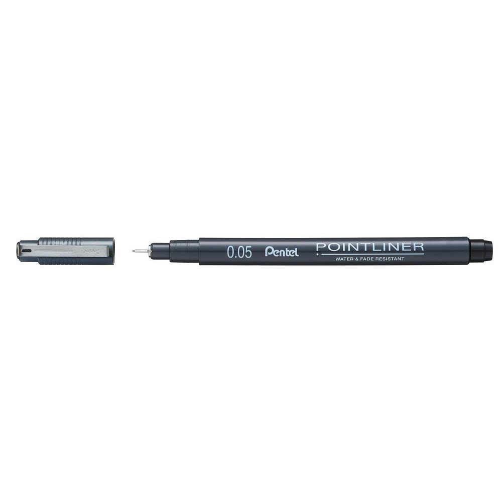 PENTEL mm schwarz Kugelschreiber Pointliner Pentel 0,05 Fineliner