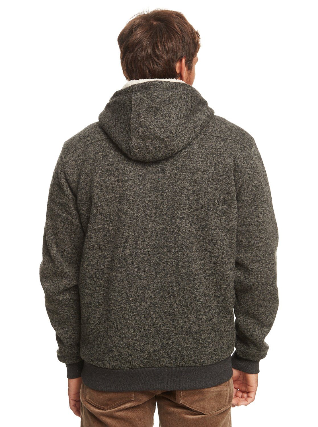 Quiksilver Kapuzensweatjacke Heather Dark Grey Keller