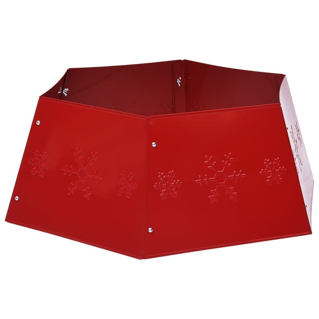 Ø68x25 cm vidaXL Christbaumschmuck Rot Weihnachtsbaumrock