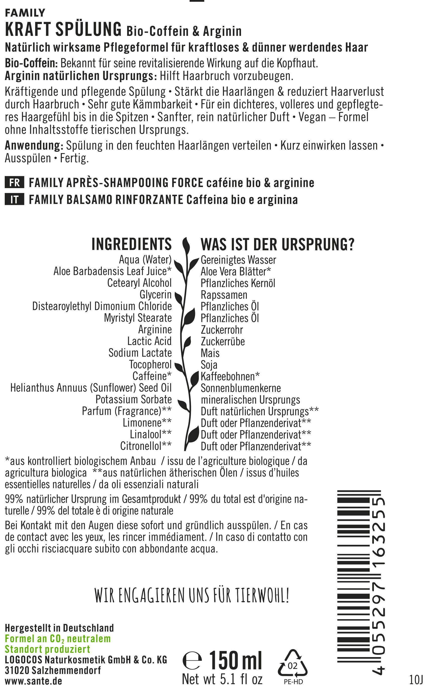 SANTE Haarspülung Kraft Spülung