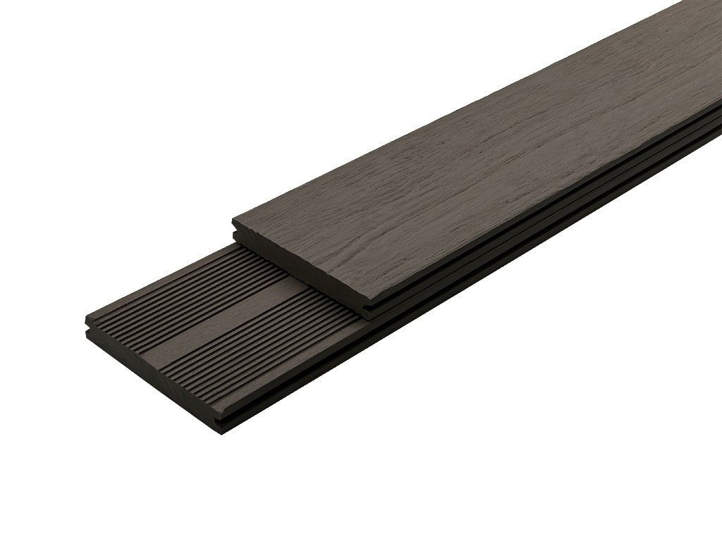 Belladoor Terrassendielen Belladoor WPC Terrassendiele BPC Anthrazit wetterfest, BxL: je 14.3x400 cm, 20 mm Stärke