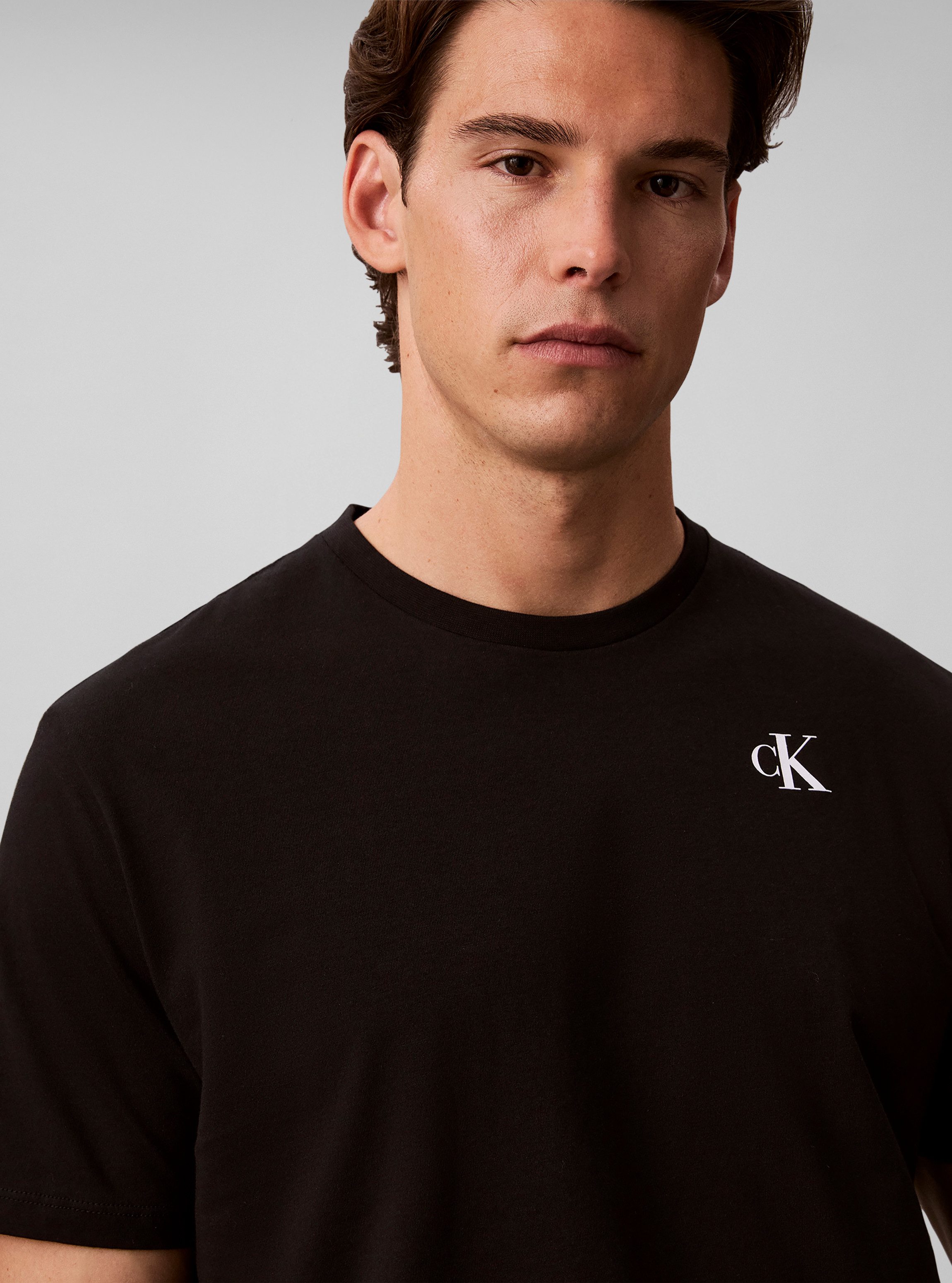 Calvin Klein Jeans T-Shirt Rückendruck, Regular Fit – Bild 2 von 5