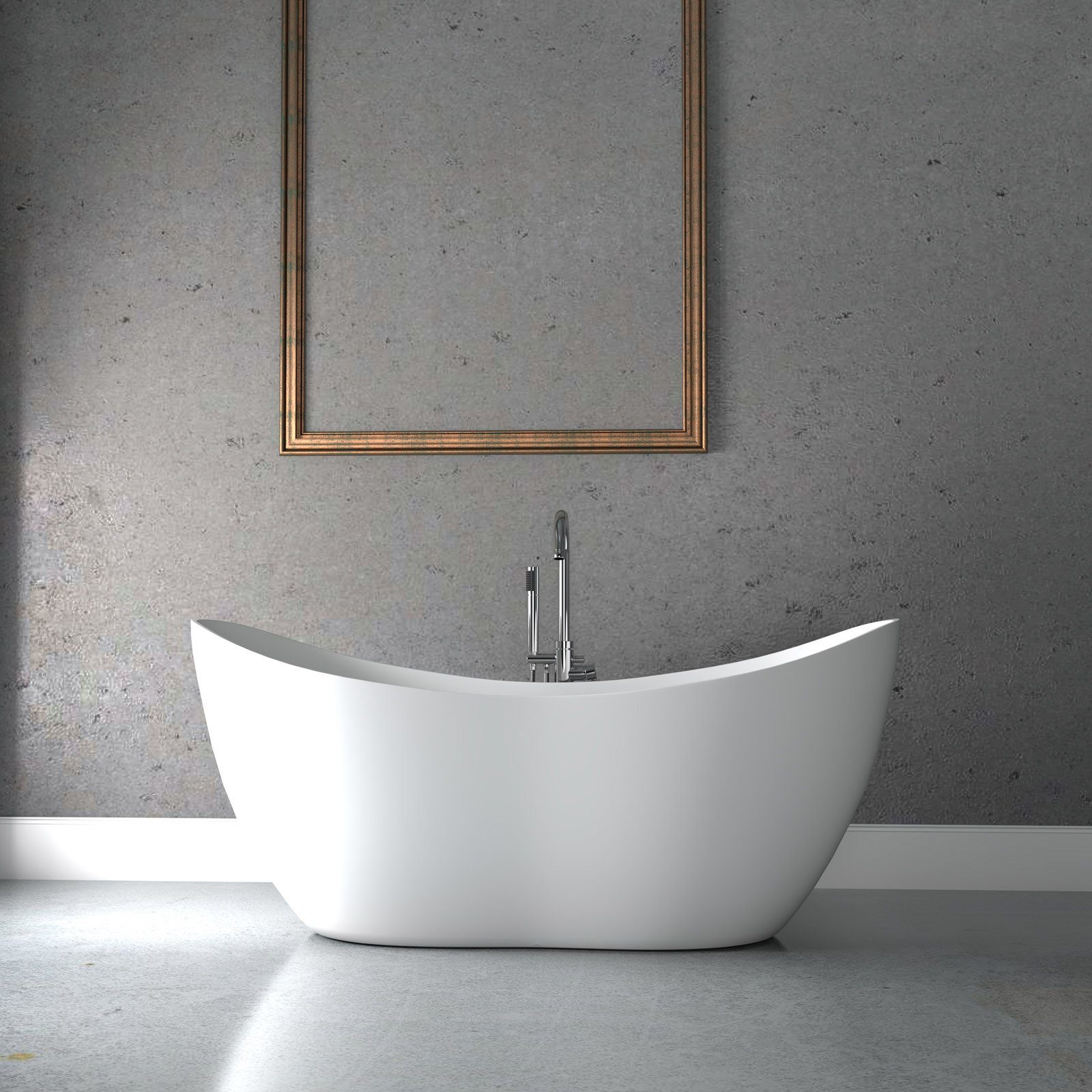 Acryl Rechteckbadewanne Badewanne 170x80 TREND Befestigung Ablauf Füße Acryl Rechteckbadewanne Badewanne 170x80 TREND Befestigung Ablauf Füße