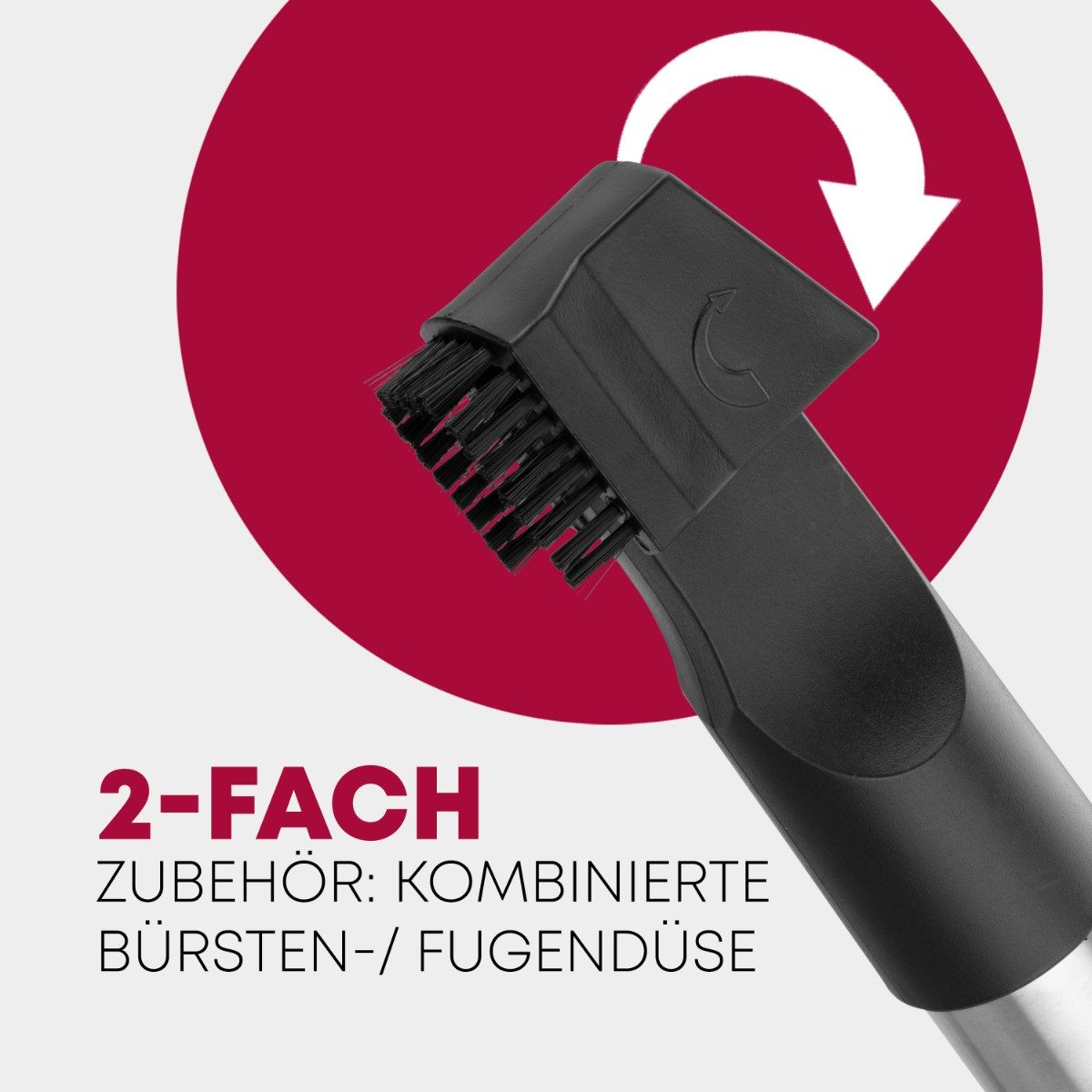 BOMANN Bodenstaubsauger BS 9019 CB N, mit 5-fach Mikrofiltersystem, 700 Watt