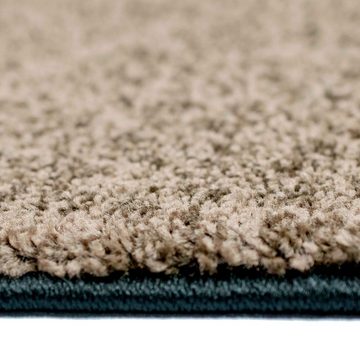 Teppich Pflegeleichter Teppich mit Wellenoptik in schwarz& braun, Teppich-Traum, rechteckig