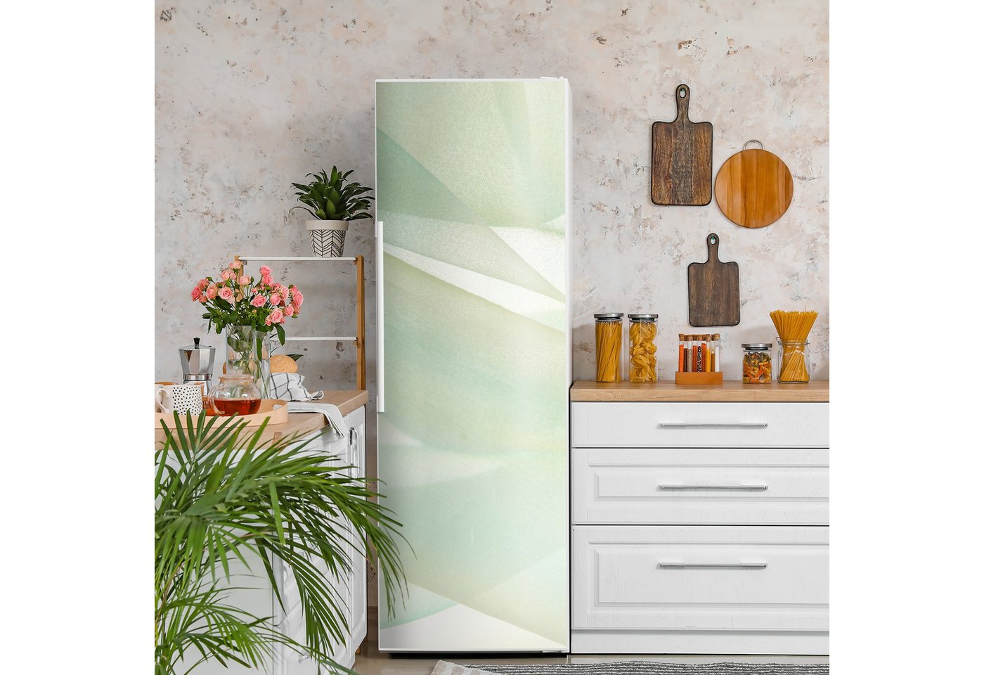 Thumbnail - DEQORI Magnetfolie 'Zarte Eleganz', Kühlschrank Magnetmatte magnetisch Magnetfolie Folie Schutz