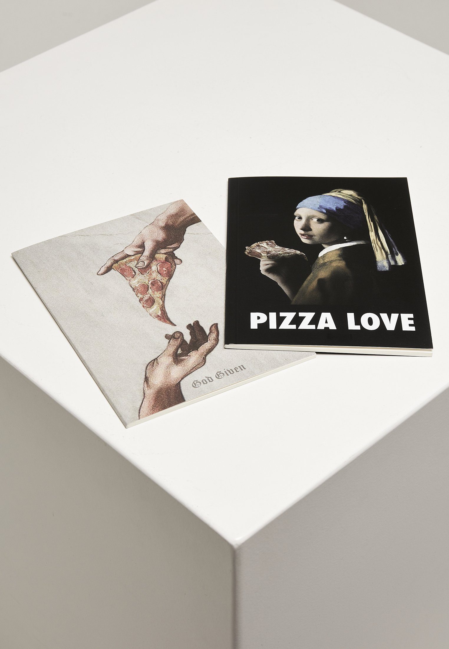 2-Pack Book Schmuckset Accessories Exercise Pizza (1-tlg) MisterTee Art