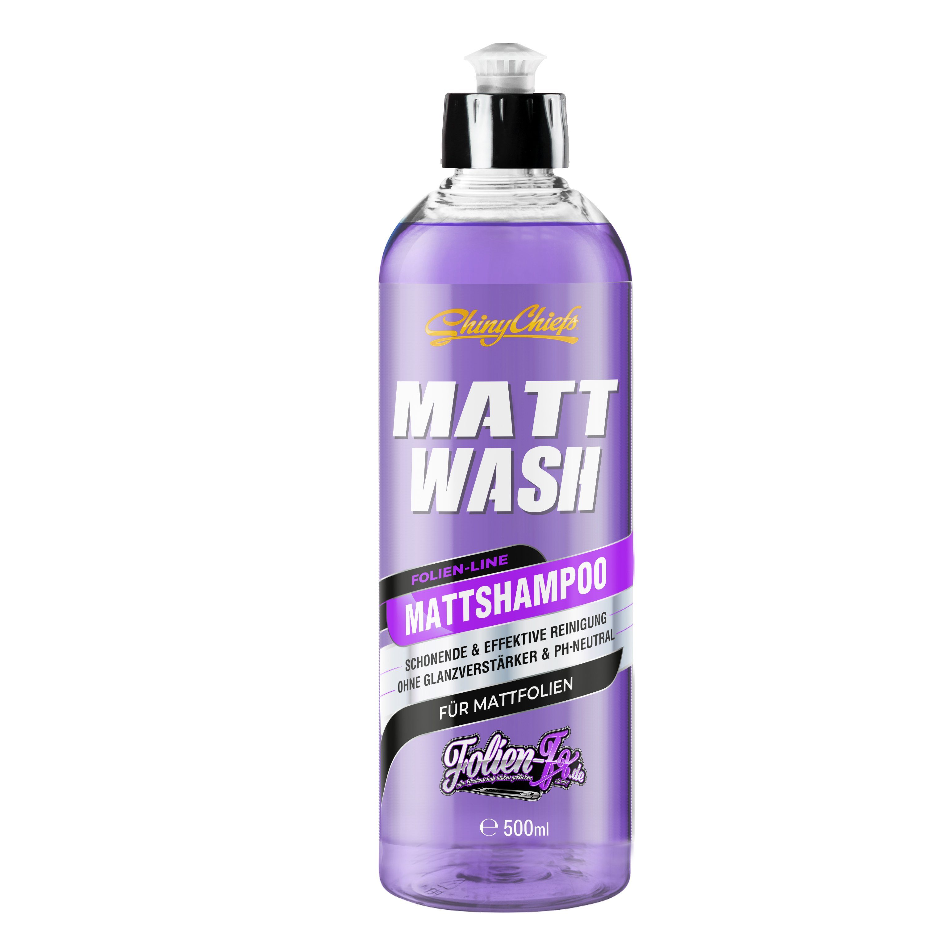 ShinyChiefs MATT WASH - MATTSHAMPOO Autoshampoo für Mattfolien 500ml Autoshampoo | Autopflege