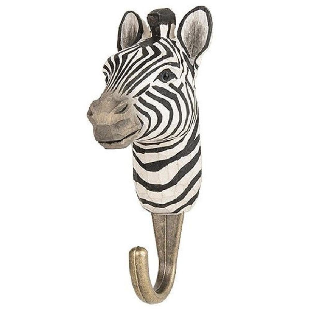 Wildlife Garden Skulptur Kleiderhaken DecoHook Zebra