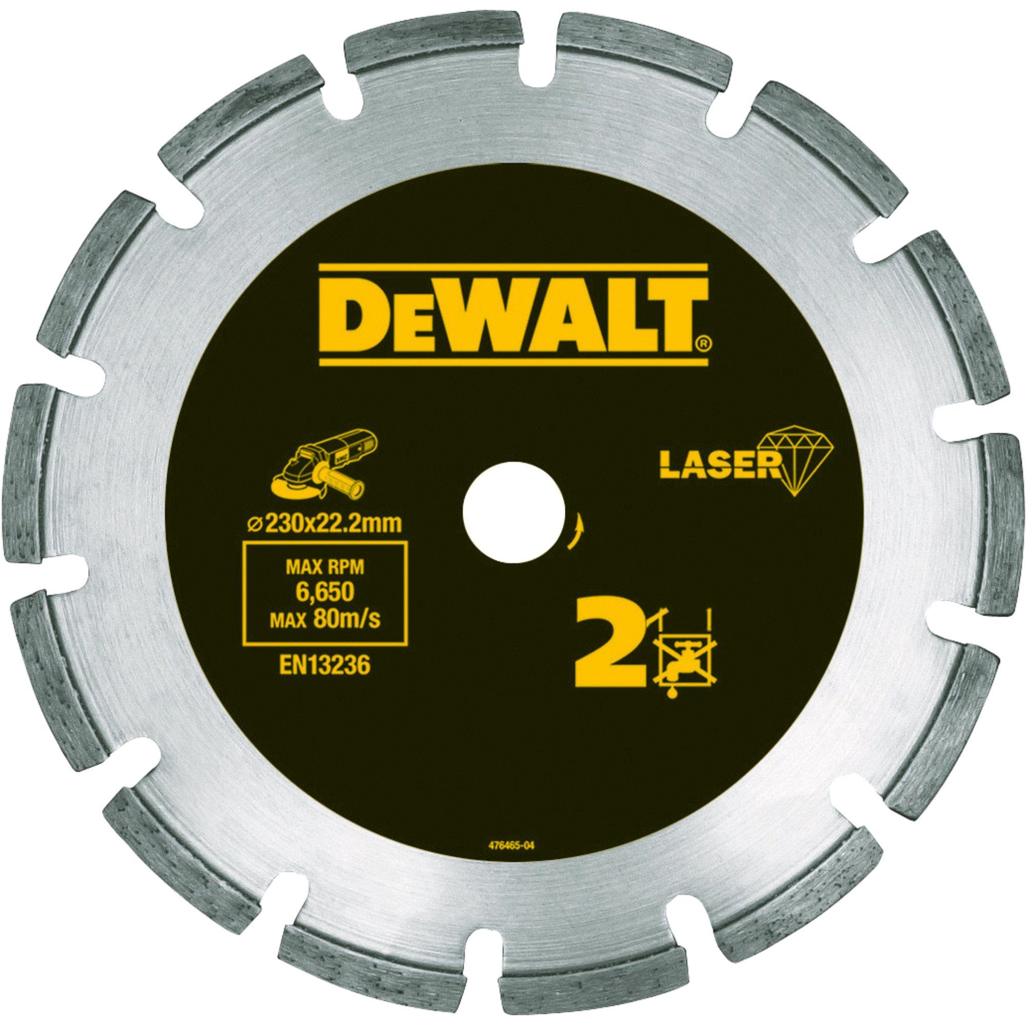 DeWalt Trennscheibe DEWALT Diamanttrennscheibe LaserHP2 DT3773, Ø, Ø 230 mm