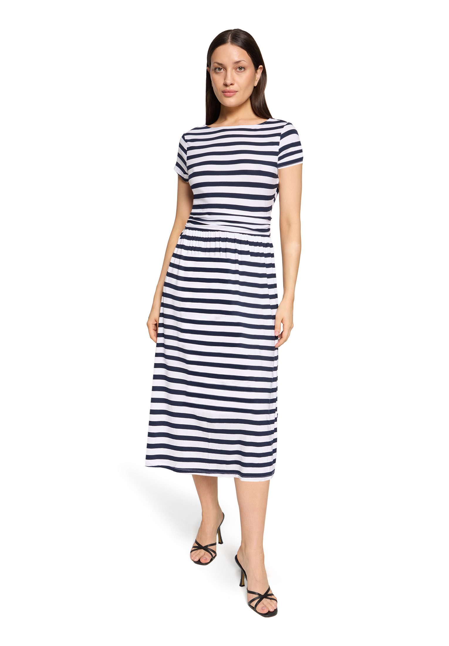 Jerseykleid Damen mit Streifen