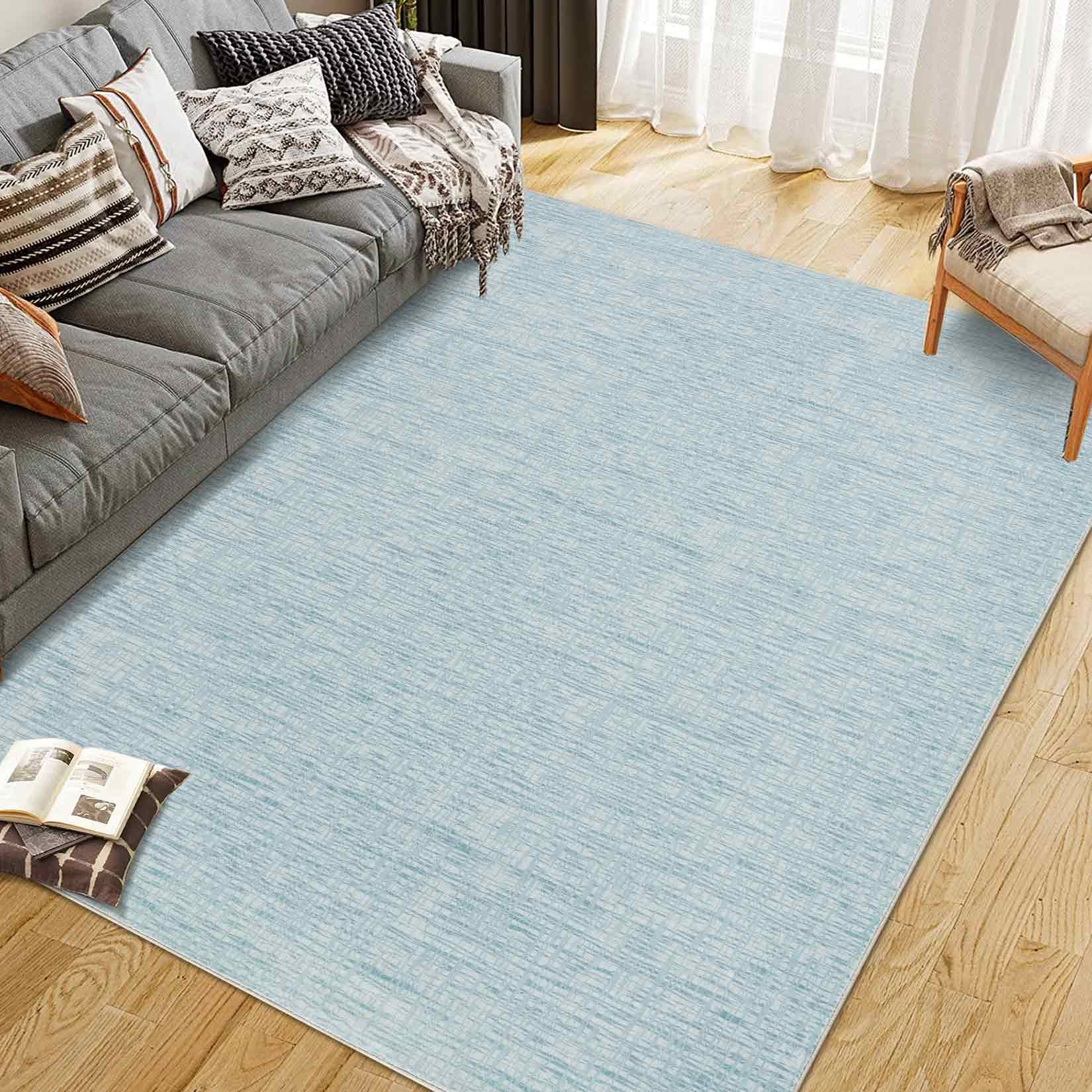 GarveeMore Teppich Moderner Waschbarer Teppich für Wohnzimmer, Rechteckig, Höhe: 7 mm, Geeignet für moderne und minimalistische Einrichtungsstile – Bild 3 von 5