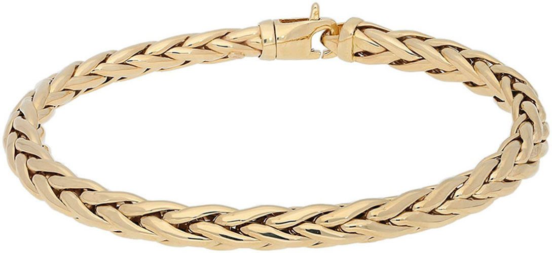 Firetti Armkette Schmuck Geschenk Gold 585 Armschmuck Armkette Zopf ca. 5,5 mm breit