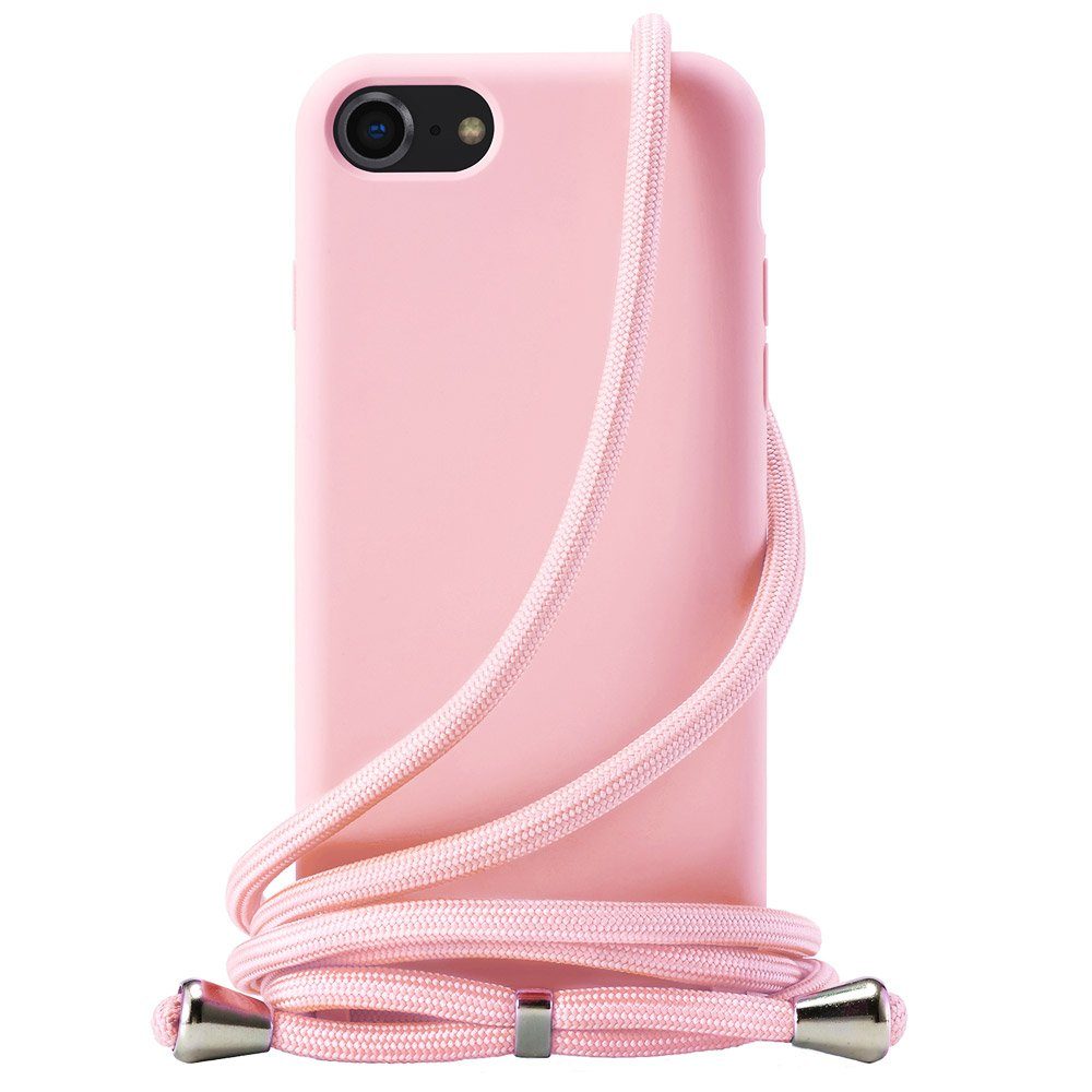 FITSU Handyhülle Handykette für Apple iPhone Hülle mit Band Handyband Case zum Umhängen, Hülle für iPhone 12 Pro, 12, 12 Mini, SE 2022, 11, XS, XR, X, 8, 7, 6