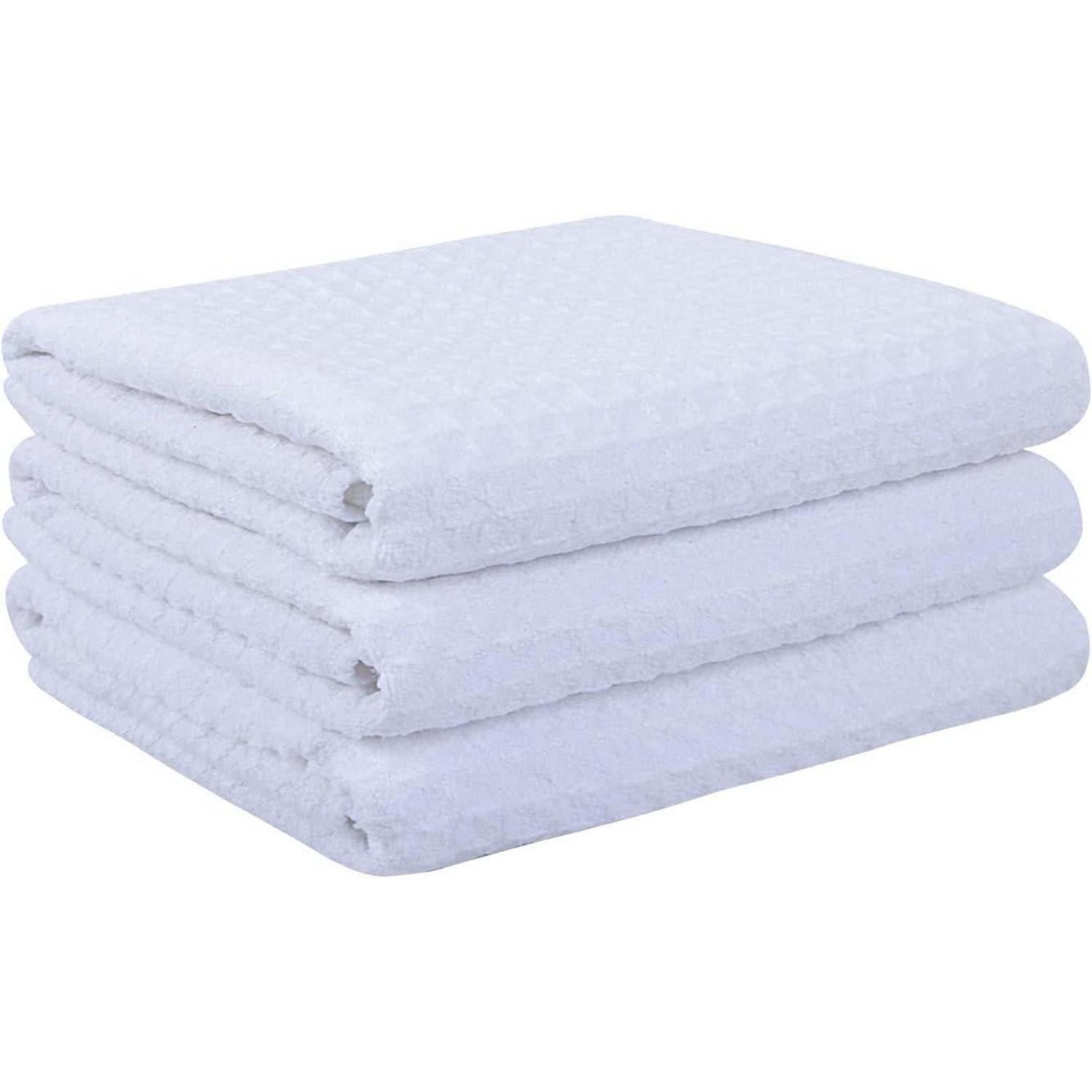 VIVOTE 3er-Pack Microfaser Geschirrtücher Waffelgewebe saugfähig 40x56 cm Mikrofasertuch