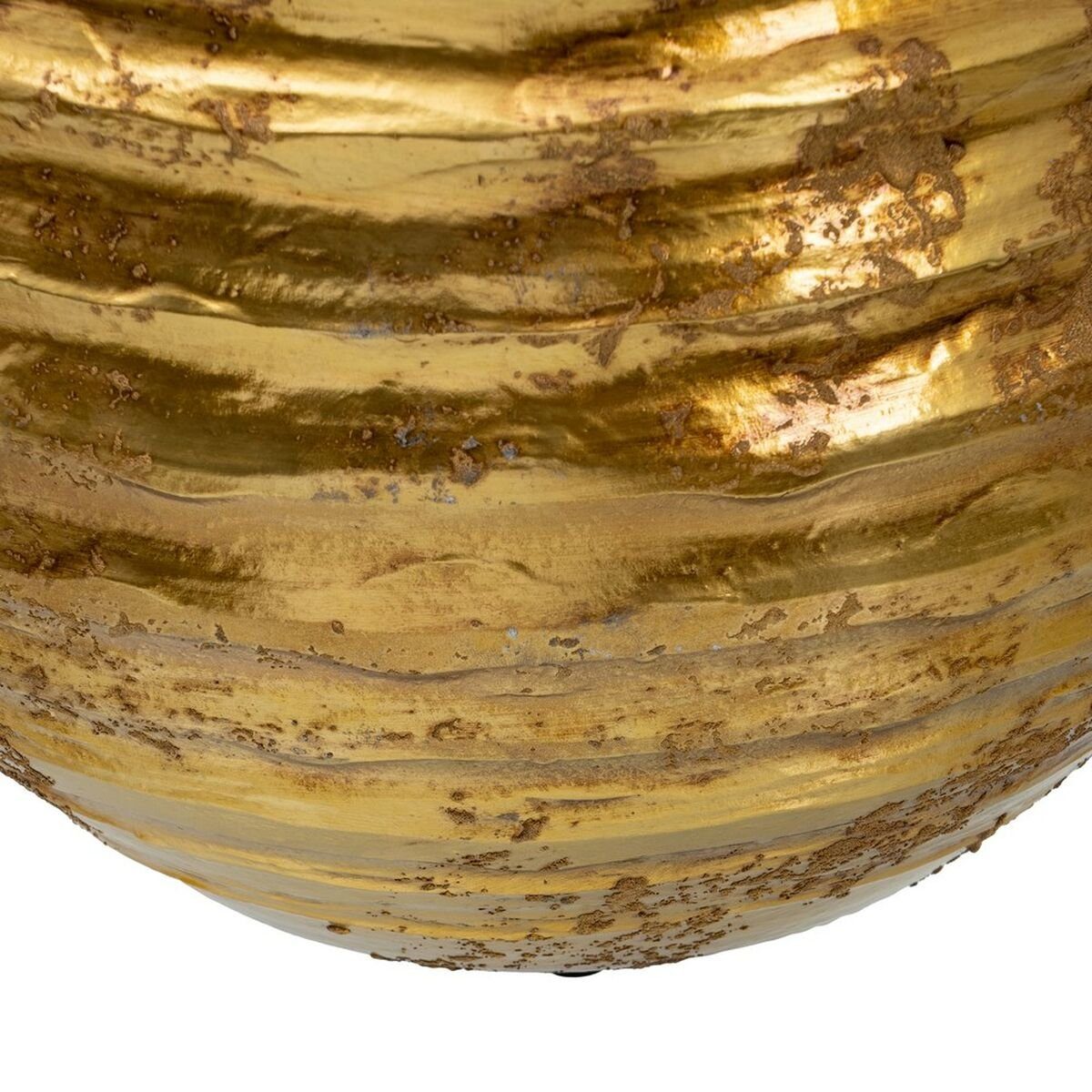 aus 32 x 35 x Blumenkasten Bigbuy Keramik 32 Blumentopf Gold cm