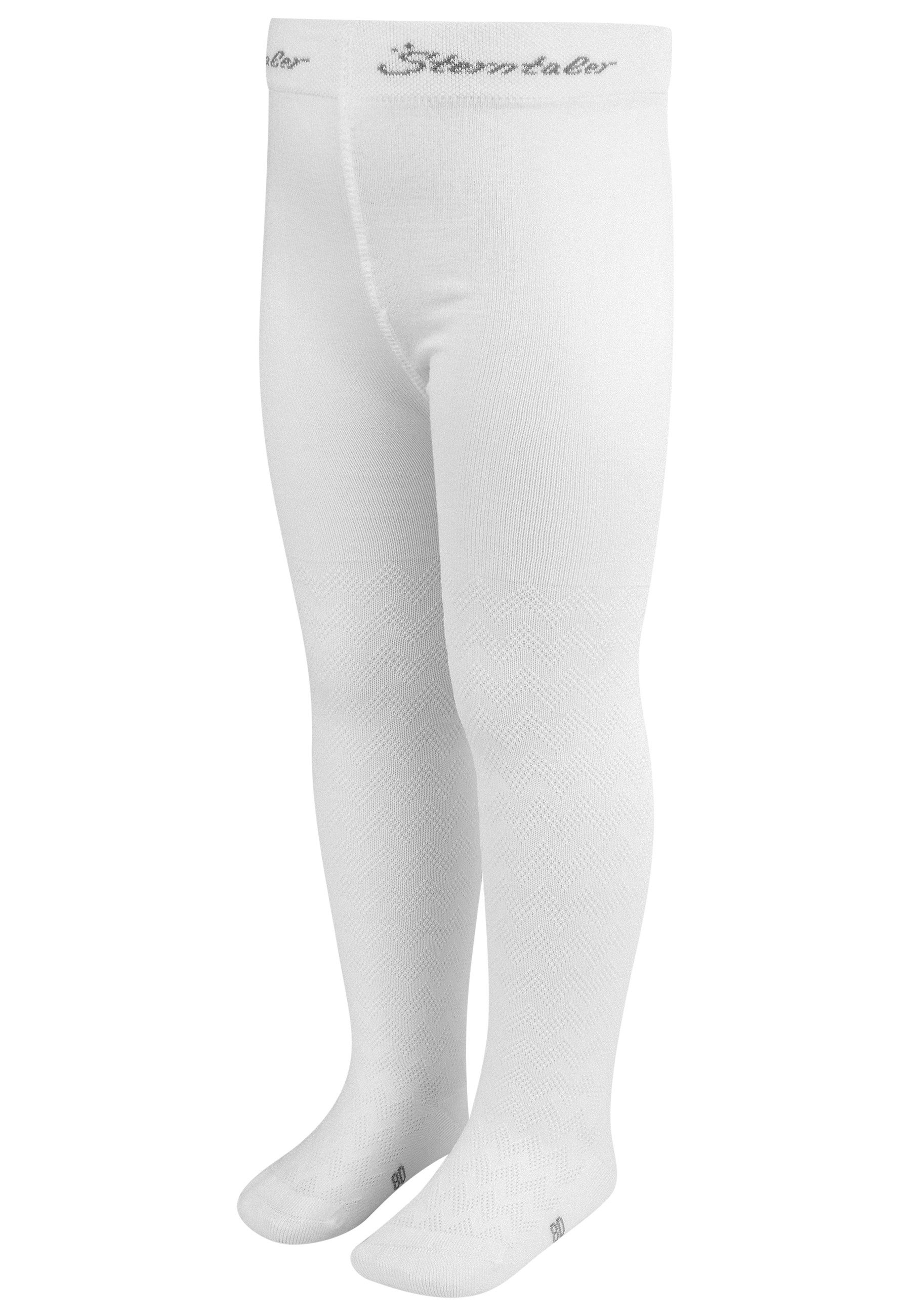 Sterntaler® Strumpfhose Strumpfhose Struktur (1 St) Strumpfhose uni mit Struktur, merzerisierte Baumwolle, weich & dünn